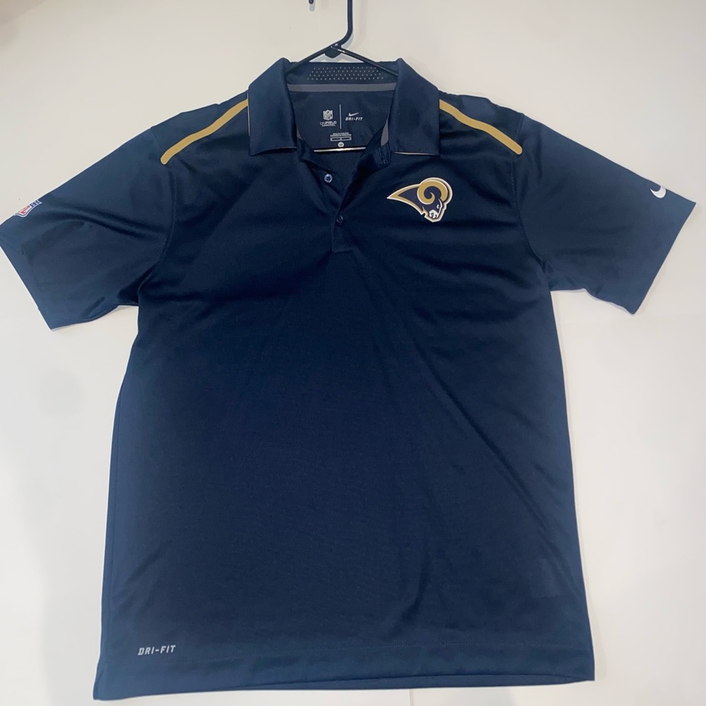 Los Angeles Rams Nike Dryfit Collared Shirt
